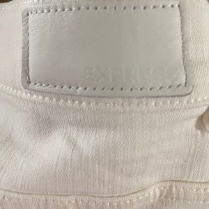 White high rise jeggings